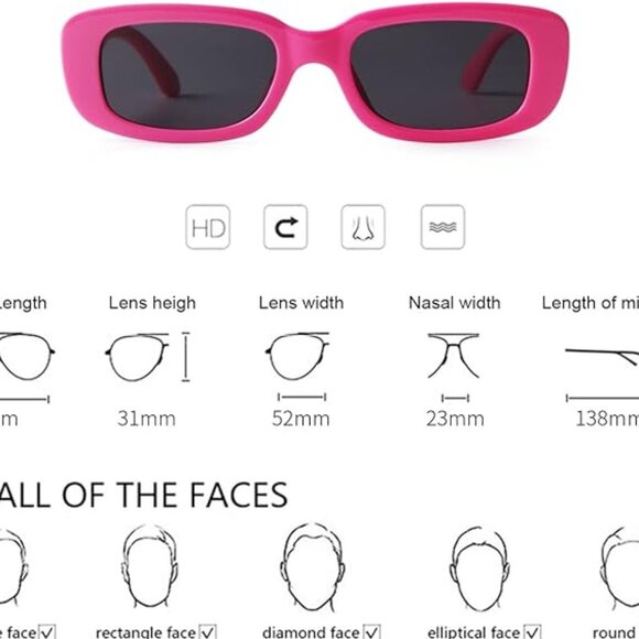 Trendy pink tortoise shell sunglasses main image 6
